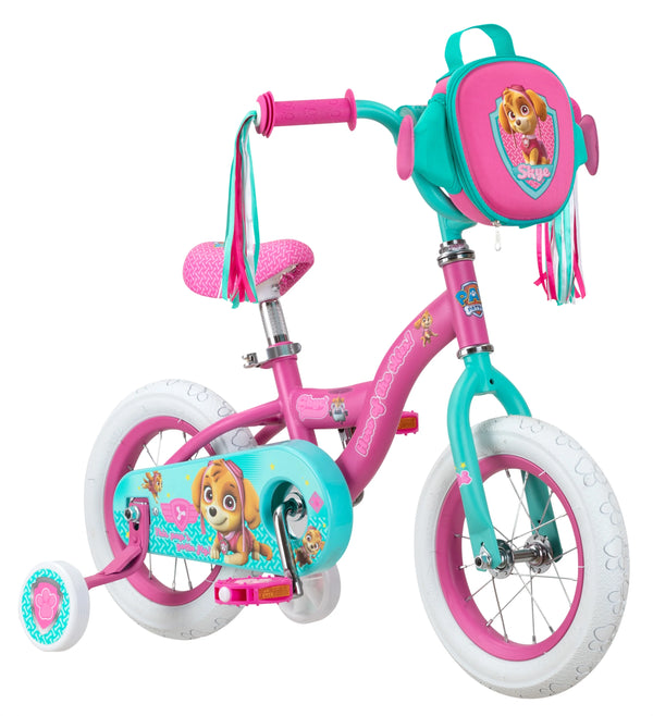 12in. Paw Patrol Skye Girls Kids Bike, Ages 2 to 4, Pink